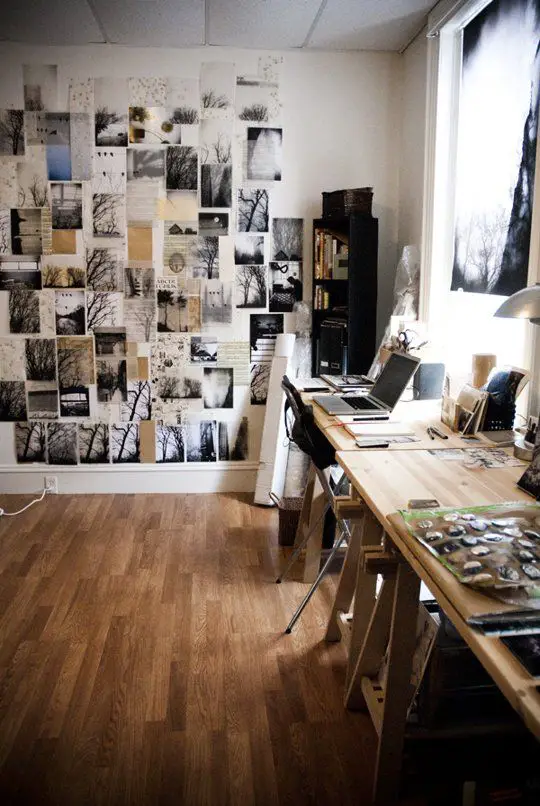 designer/ artist/ photographer 's room inspiration!!  Julias Solo Artist Space  Small Cool Contest