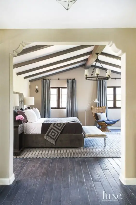 luxury spanish colonial bedroom