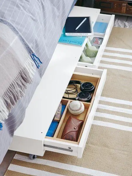 11 Ways to Squeeze a Little Extra Storage Out of a Small Bedroom: 