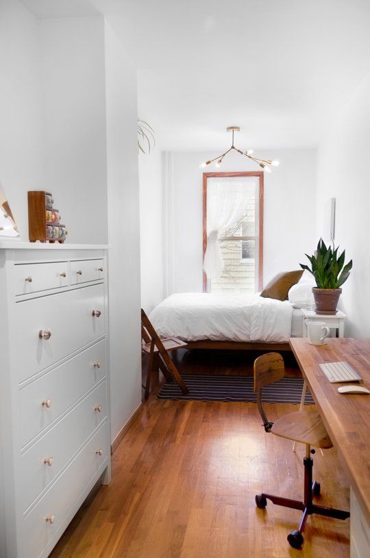 18 Absolutely Beautiful Tiny Bedrooms via @domainehome: 