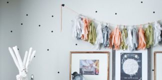 Girls room tour, ikea hack, diy, ombre dresser, polka dot walls, lace teepee, toddler room, gold, peach.
