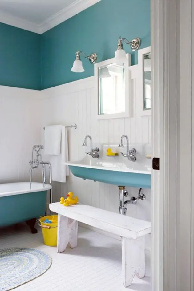 30 Colorful and Fun Kids Bathroom Ideas | Daily source for inspiration and fresh ideas on Architecture, Art and Design