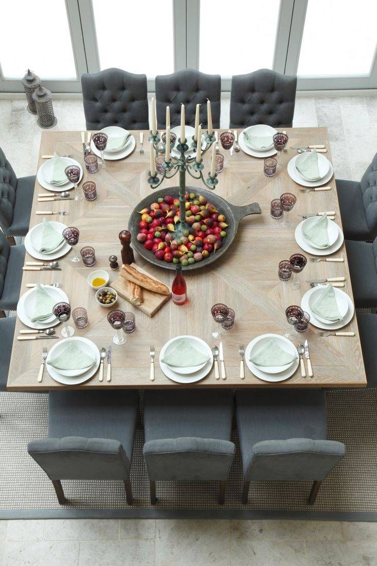this is almost exactly like the table i am ordering for our new home, it is fantastic, and the pictures do not do it justice, it creates a much more modern holiday setting and is so much more dramatic than the traditional 12 top rectangular tables