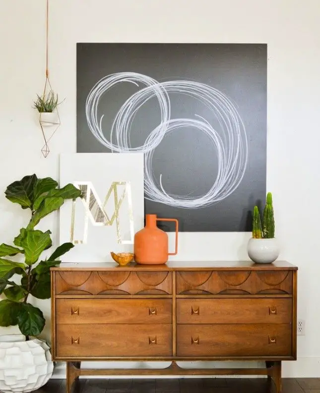 Create unique abstract wall art with Sharpie + wood.: 
