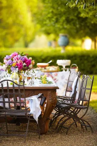 Lunch Under the Trees by Timothy Corrigan | photos by Eric Piasecki for Camille Styles