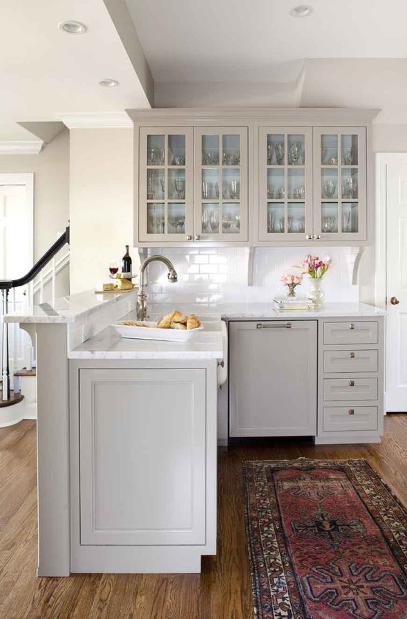 kitchen cabinets - I think you should do a light colored kitchen. White is best because it's classic NEVER out of style and will resell easily
