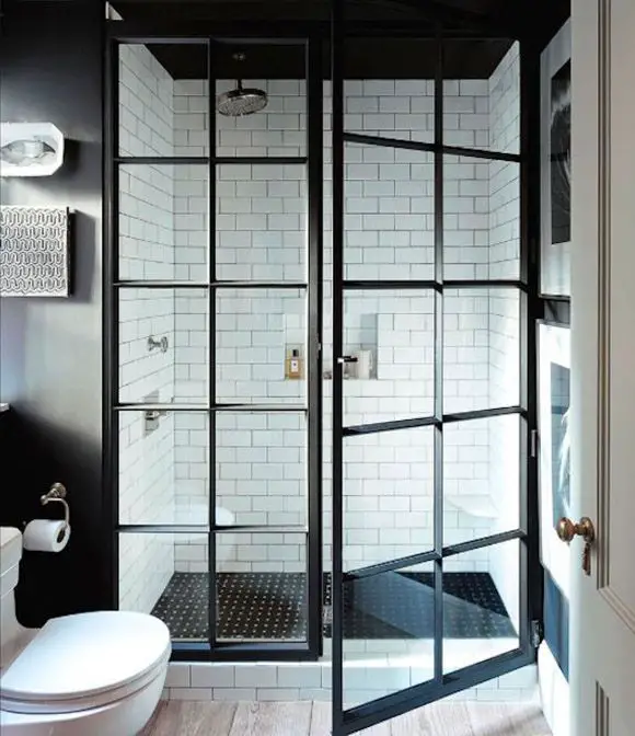 Jenny Wolf designed this shower for a client in New York. | japanesetrash.com