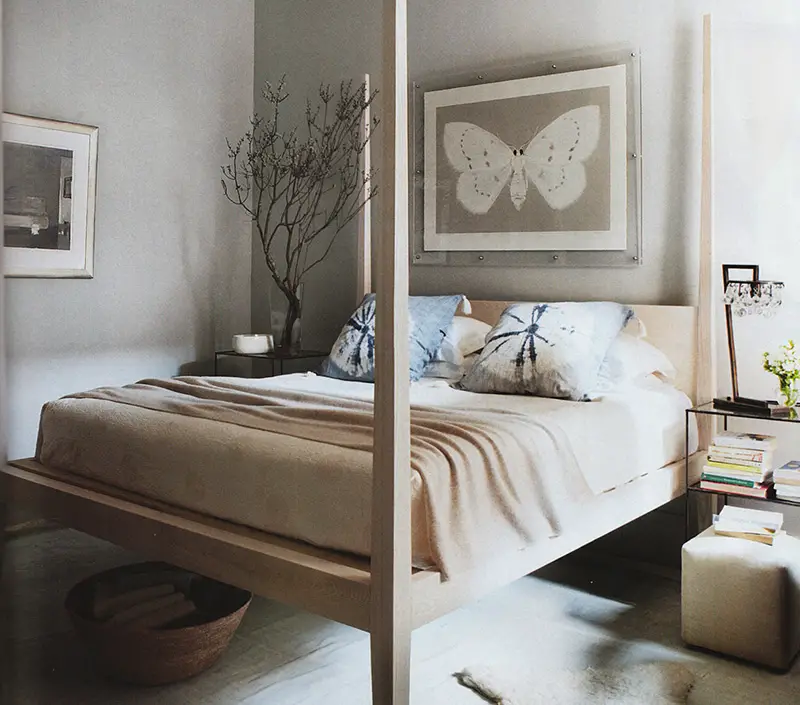 elegant neutral bedroom