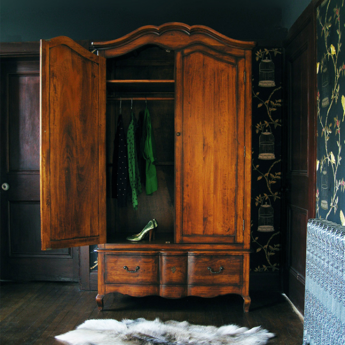 beautiful wood armoire