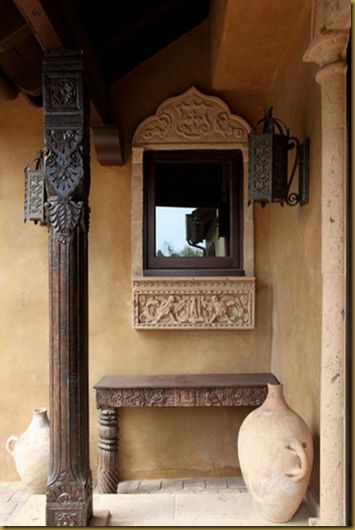 Moroccan day bed lanterns