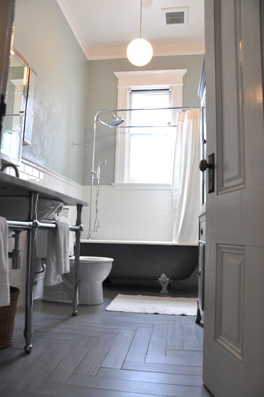 modern victorian bathroom
