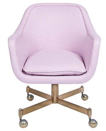 work, office, desk, chair, roller chair, office chair, desk chair, lilac, lavender, purple