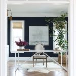 white-lacquer-desk-wood-herringbone-floor-transom-window
