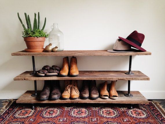 DIY shoe rack