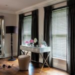 Bedroom-Blinds-Curtains.-50mm-Gloss-Wood-Venetian-Blinds.