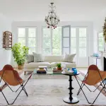 Living room with table, chairs and couch