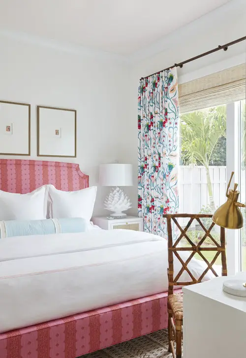 Bedroom with big windows and balcony beside the bed