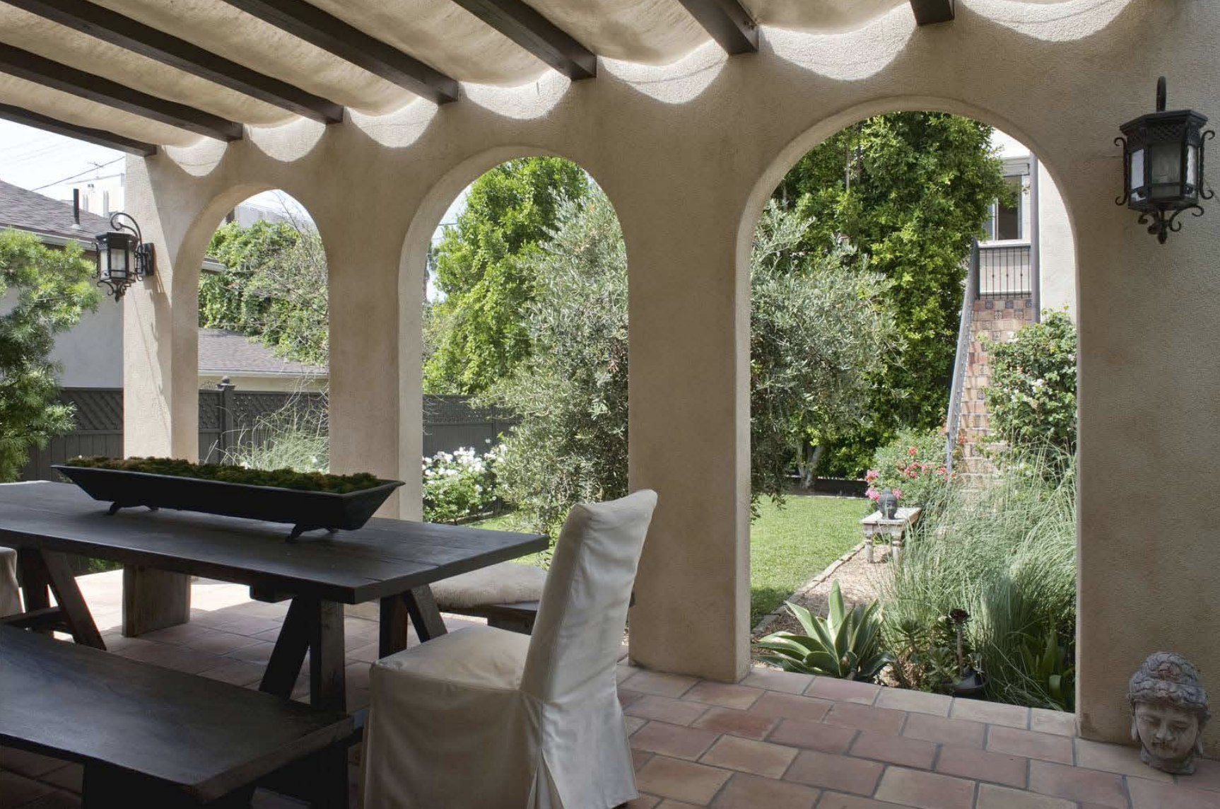 Balcony in the backyard