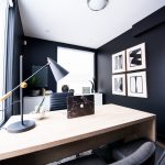 Black and white designed office
