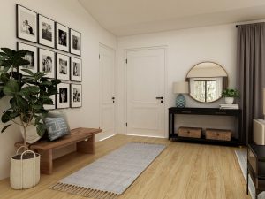 Room with wooden flor
