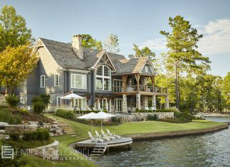 House on a lake