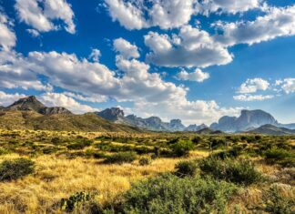 Chisos Mountains in Texas