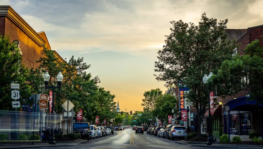 Street in Tennessee