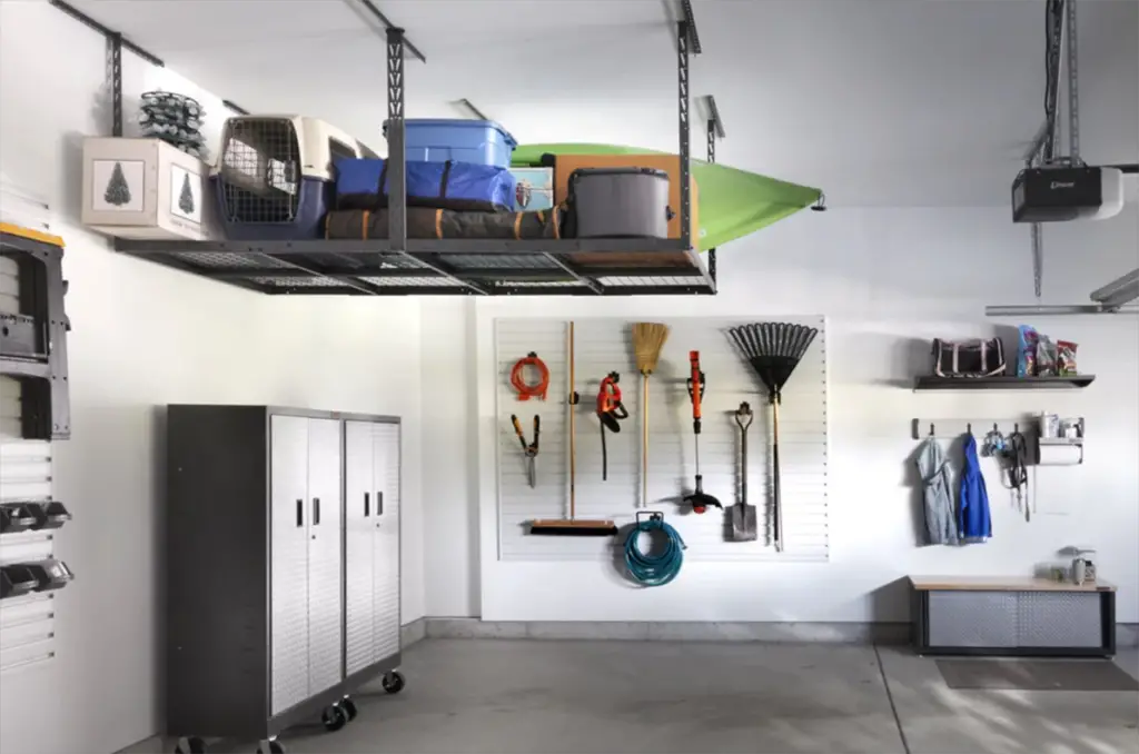 organize your garage and maintain it