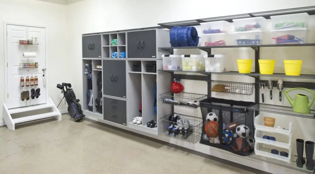 organize your garage and maintain it