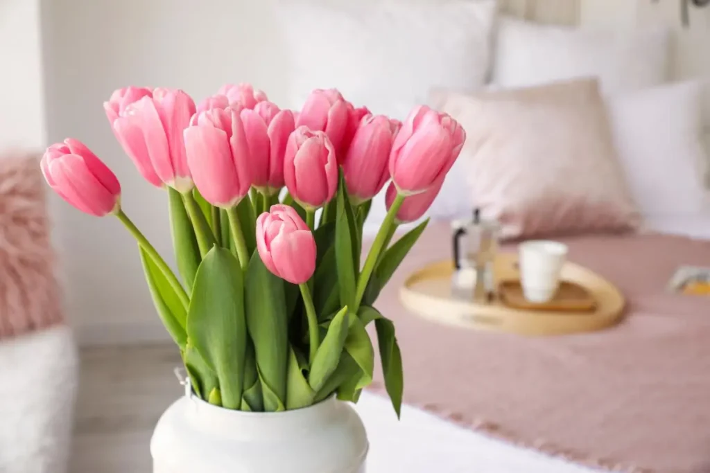 Tulips in Bedroom